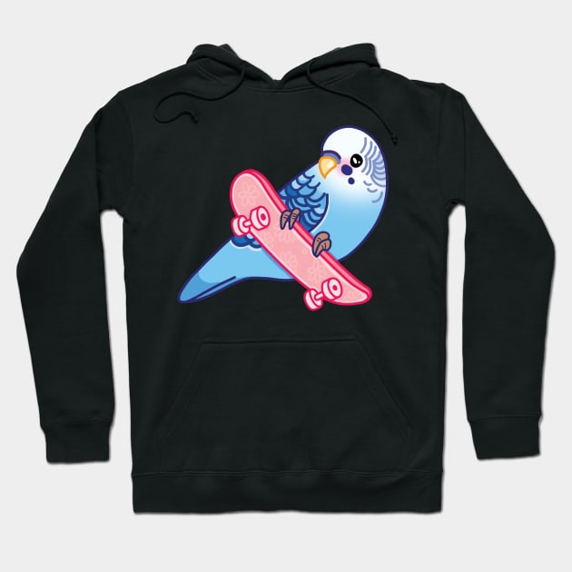 Skater Budgie Hoodie by SuperrSunday